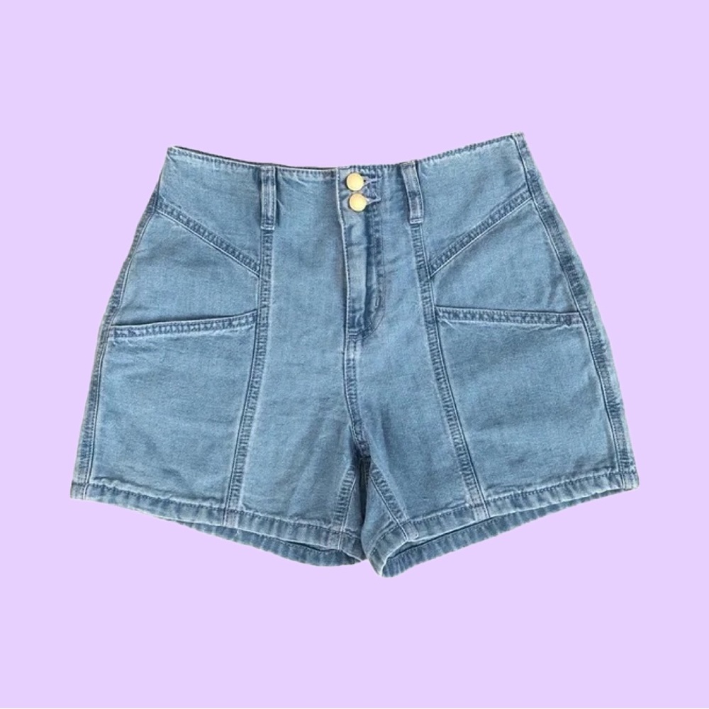 Universal Thread Two Button High Rise Denim Midi … - image 1